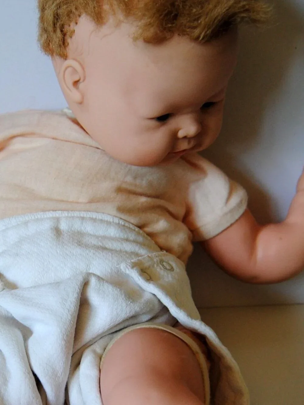 Vintage 1960s Cloth‑Body Baby Doll – Baby Dear Style Clone – Uneeda/Sayco Type
